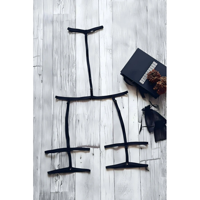 Bel - Boyun Ve Bacaktan Bağlamalı Harness Jartiyer - Brf150