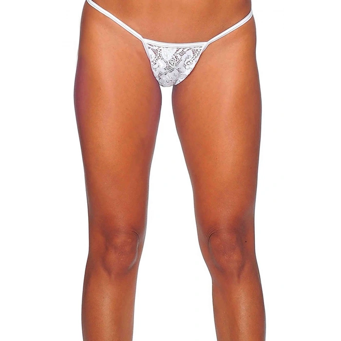 Beyaz Dantelli Tanga Brf1165