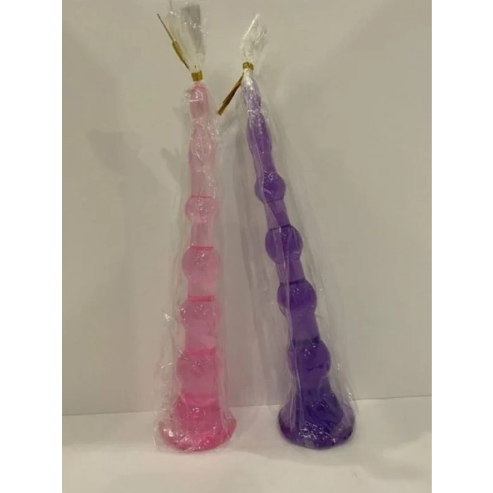 CENSAN 6 Boğumlu 17,5 cm vantuzlu silikon anal plug