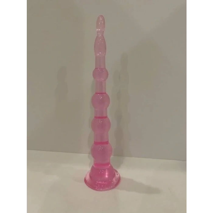 CENSAN 6 Boğumlu 17,5 cm vantuzlu silikon anal plug