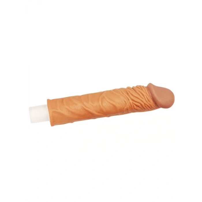 Censan Add 2" Pleasure X Tender Penis Sleeve Brown
