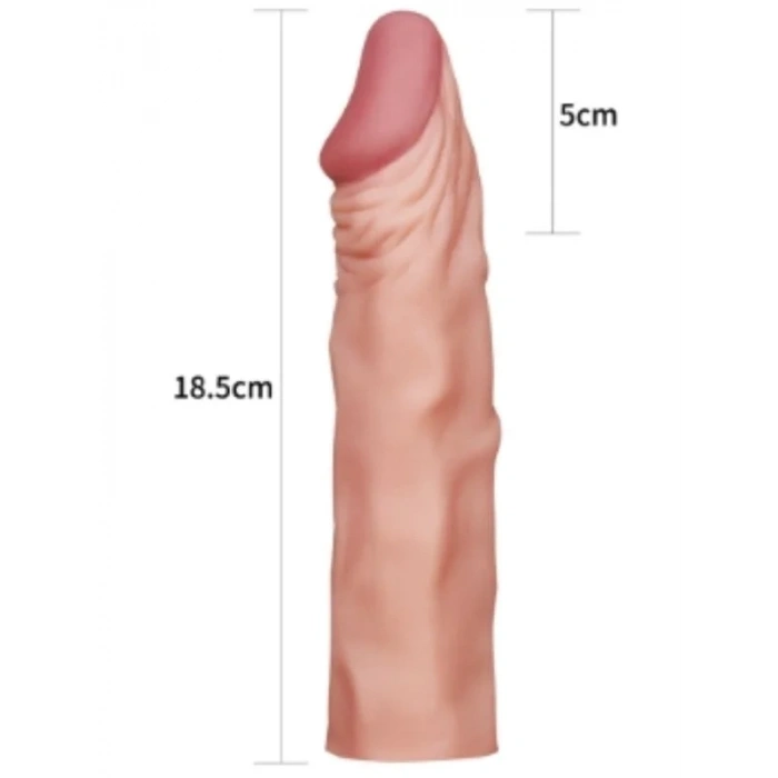 Censan Add 2" Pleasure X Tender Penis Sleeve Flesh