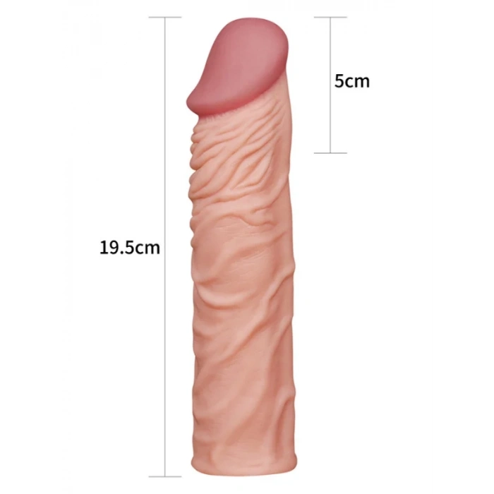 Censan Add 2" Pleasure X Tender Penis Sleeve Flesh