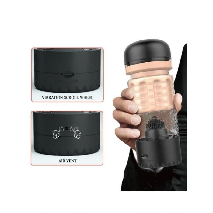 Censan Emily Siyah Vajina & Dil Mastürbatör