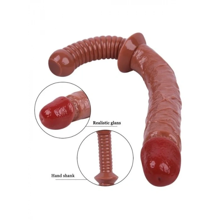 Censan KahveRengi 38 cm Jop Dildo Model No:1070