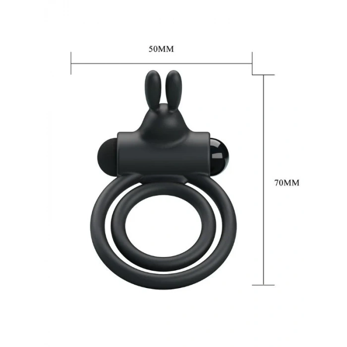 Censan Osmond Titreşimli Silikon Penis Halkası