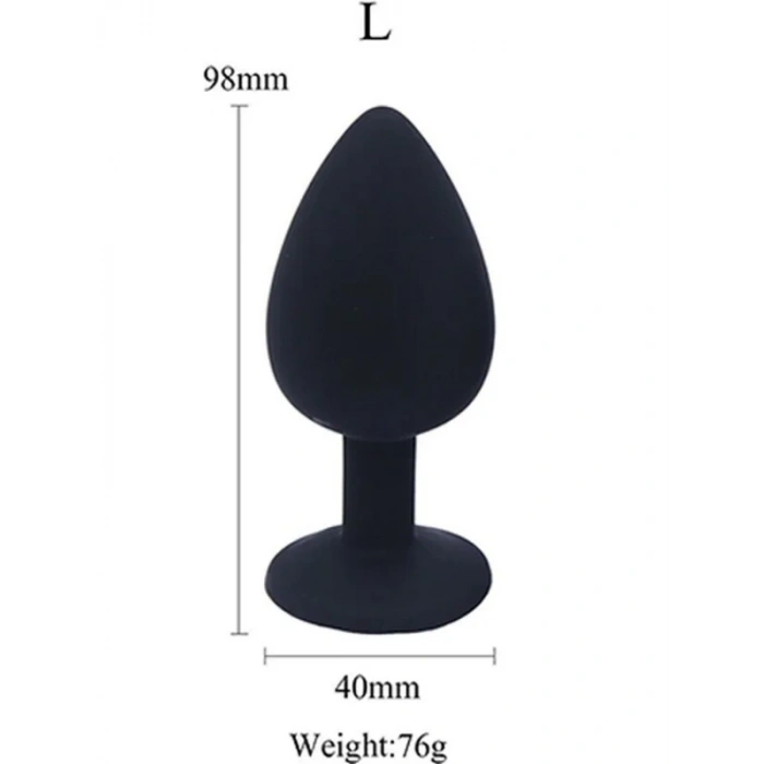 Censan Silikon Anal Tıkaç L Boy