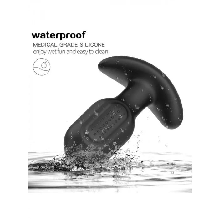 Censan Sledgehammer Swing – Telefon Kontrollü Titreşimli Anal Plug (Siyah)