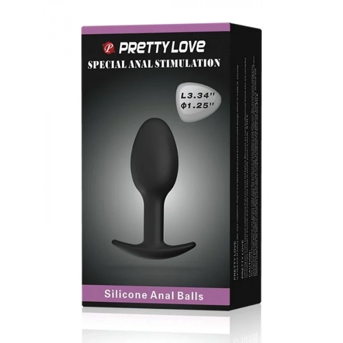 Censan Special Anal Stimulation İçi Ağırlıklı Top Olan Anal Plug Tıkaç