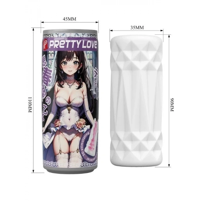 Censan Super Soft Material 3d Stimulating Jade Kola Kutusu Şeklinde Mastürbatör