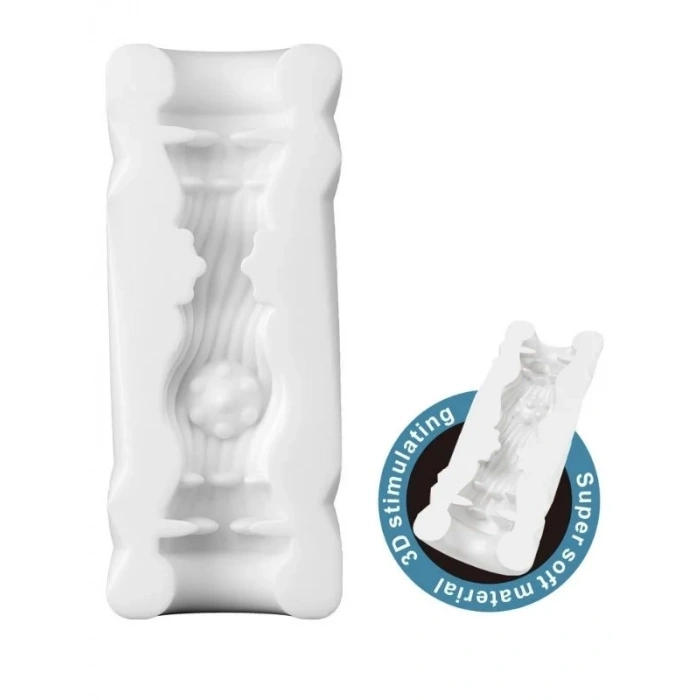 Censan Super Soft Material 3d Stimulating Jade Kola Kutusu Şeklinde Mastürbatör