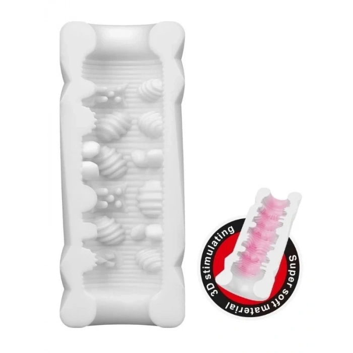 Censan Super Soft Material 3d Stimulating Kiko Kola Kutusu Şeklinde Mastürbatör