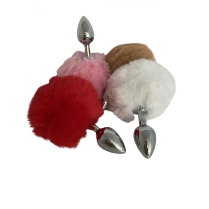 CENSAN Tavşan kuyruklu Renkli Anal Plug