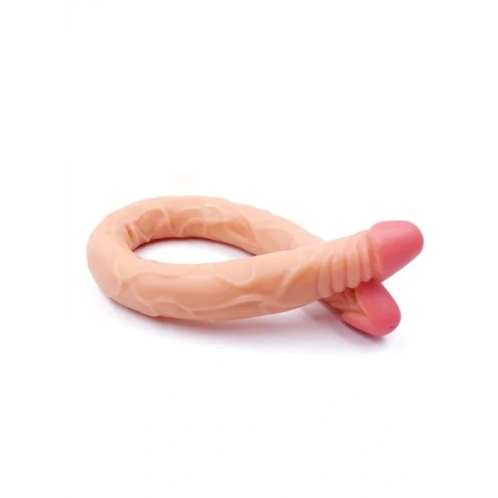 Censan Ten Rengi 55 cm Çift Taraflı Dildo Model No:1034