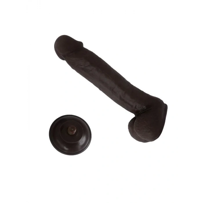 Censan Ultra Gerçekçi 24 Cm Model2 Brown Melez Kıkırdaklı Dildo