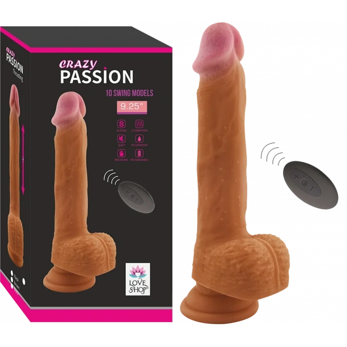 CRAYZ 360 DERECE ROTASYONLU SİLİKON VİBRATOR