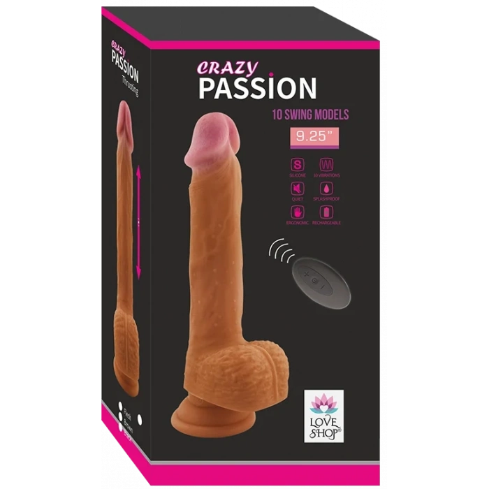 CRAYZ 360 DERECE ROTASYONLU SİLİKON VİBRATOR