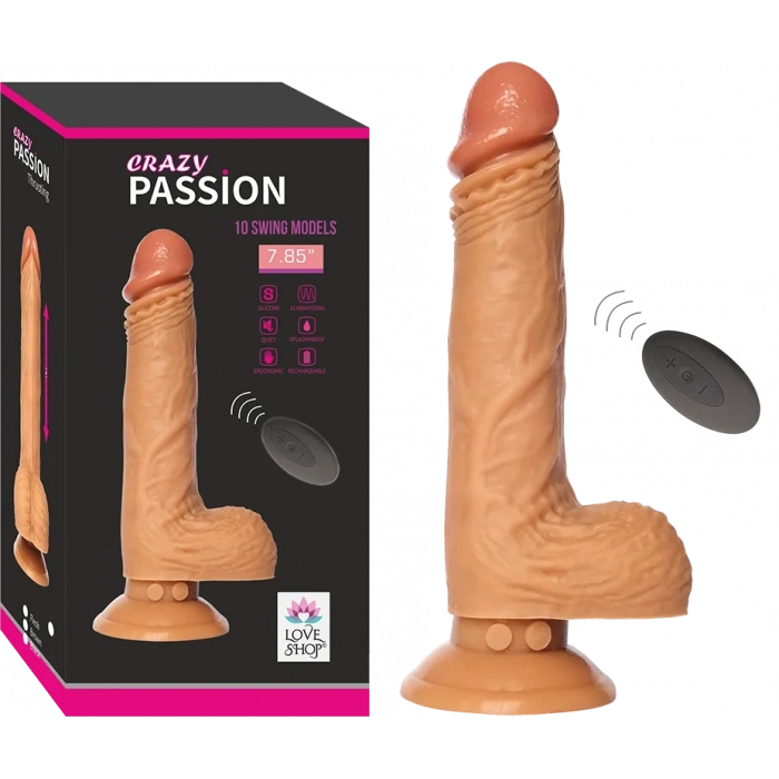 CRAYZ 360 ROTASYONLU SİLİKON VİBRATOR