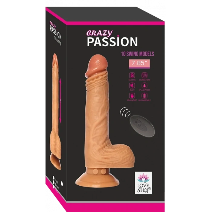 CRAYZ 360 ROTASYONLU SİLİKON VİBRATOR