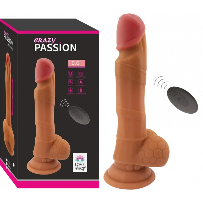 CRAYZ YUKARI AŞAĞI ROTASYONLU SİLİKON VİBRATOR