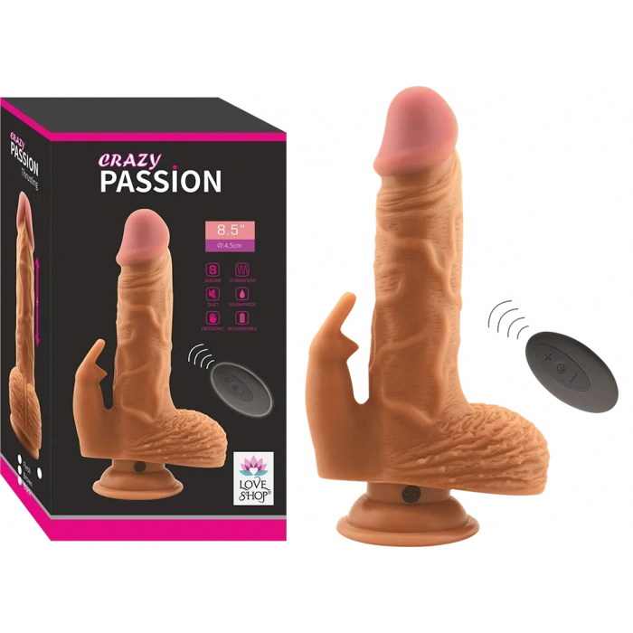 CRAYZ YUKARI AŞAĞI ROTASYONLU SİLİKON VİBRATOR