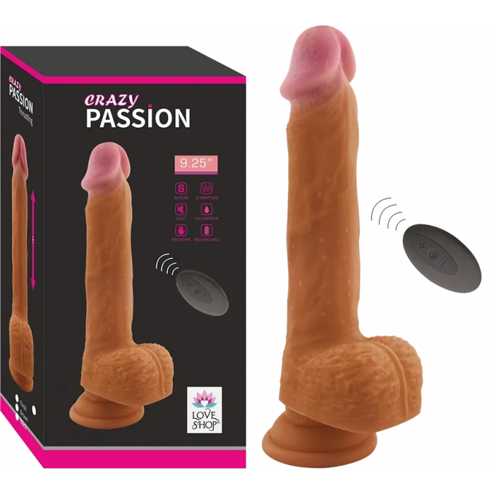 CRAYZ YUKARI AŞAĞI ROTASYONLU SİLİKON VİBRATOR