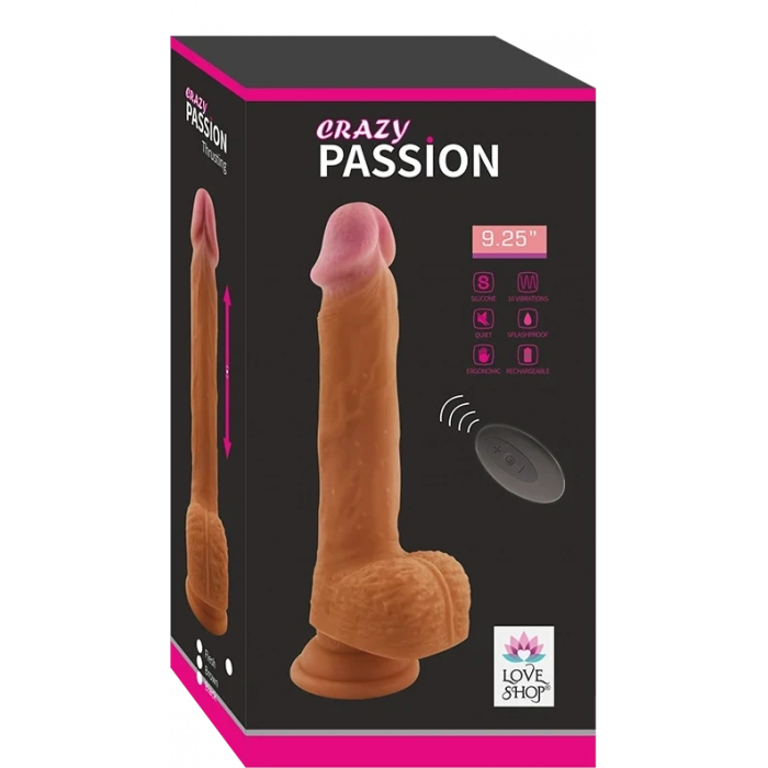 CRAYZ YUKARI AŞAĞI ROTASYONLU SİLİKON VİBRATOR