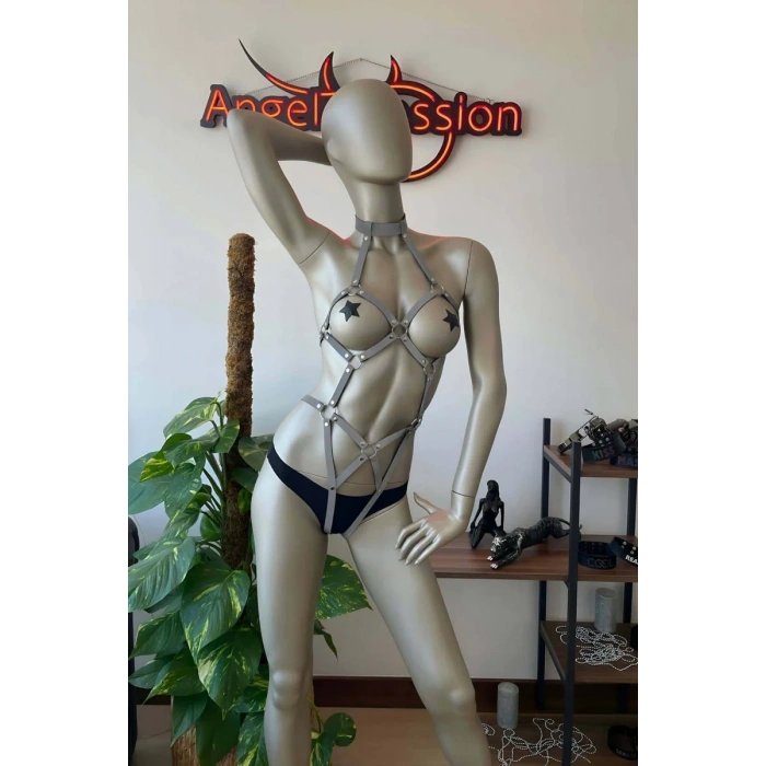 Dansçı Aksesuarları Reflektörlü Body Harness - APFT514