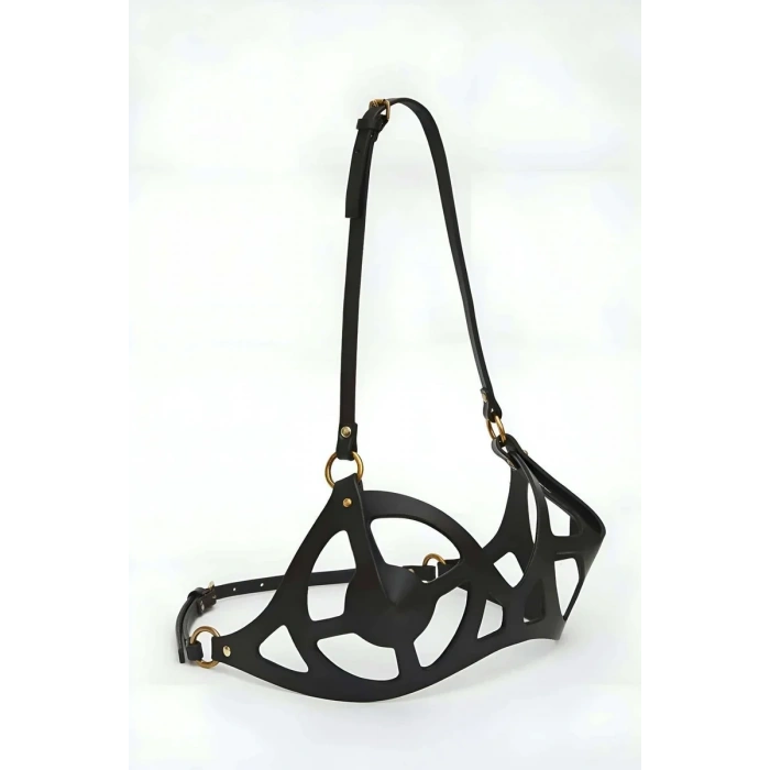 Deri Fantazi Sütyen, Göğüs Harness - APFT1155