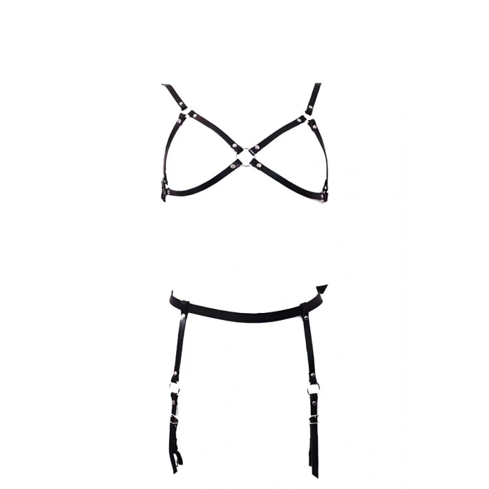 Deri Jartiyer Takım Harness - APFT228