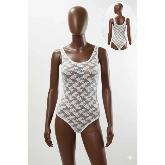 Dorya Dantel Kalın Askı Atlet 1041