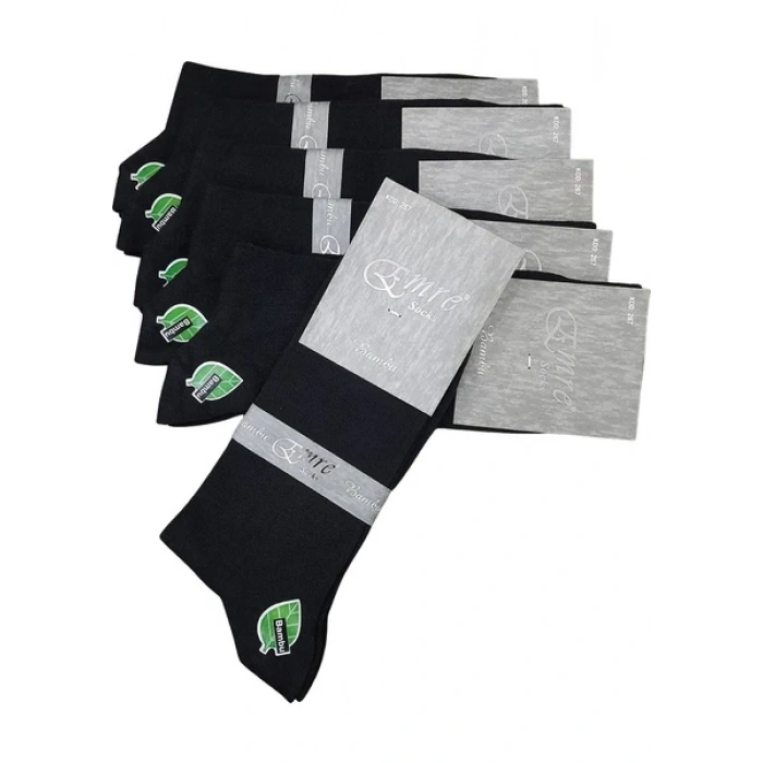Emre Erkek  Dikişsiz Çorap 100% Pamuk - 6 Adet