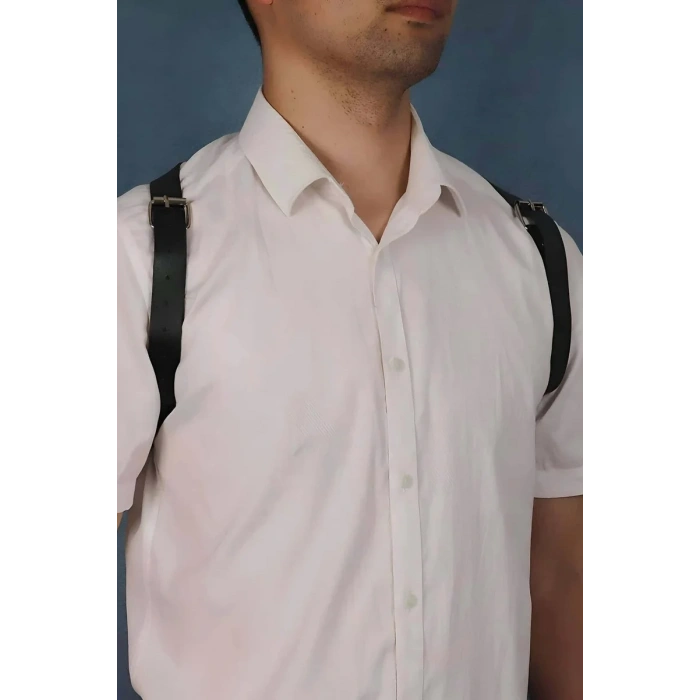 Erkak Deri Göğüs Harness - APFTM128