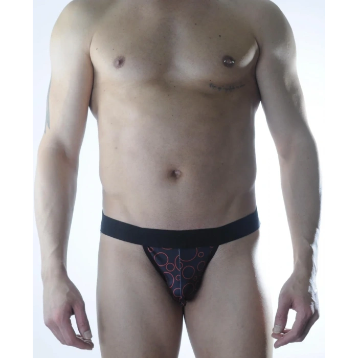 Erkek Daire Desenli Jockstrap İç Giyim