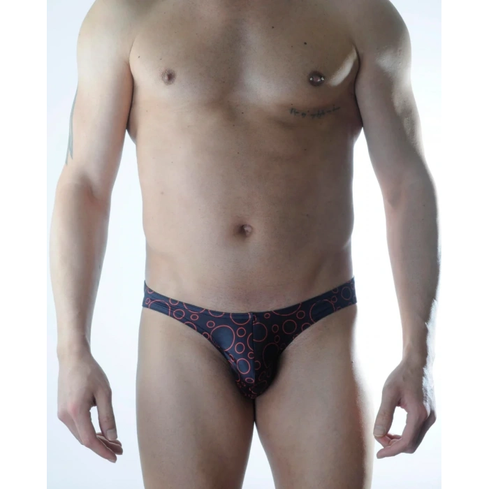 Erkek Daire Desenli Slip Çamaşır