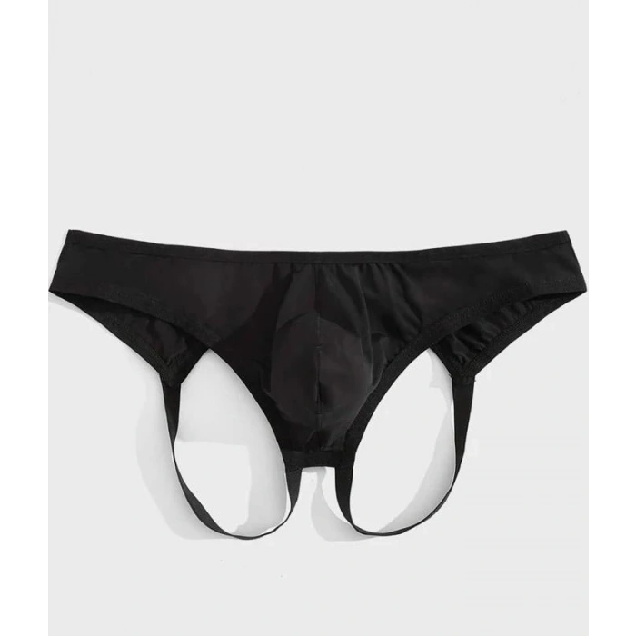 Erkek  Fantazi Siyah Jockstrap İç Giyim
