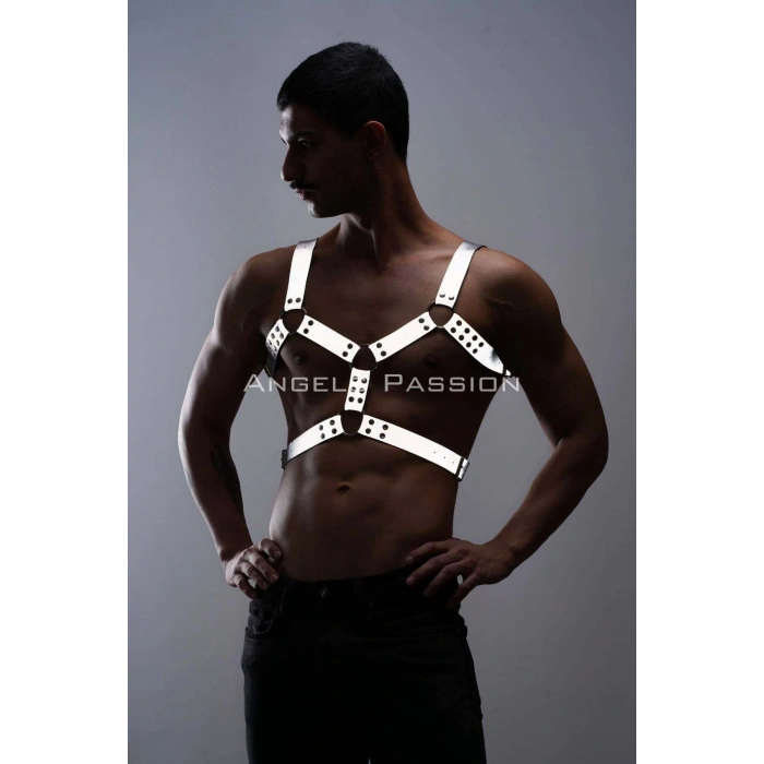 Erkek  Göğüs Harness - Reflektörlü (karanlıkta Yansıyan) Göğüs Harness - Brfm78