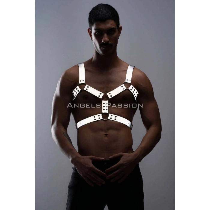 Erkek  Göğüs Harness - Reflektörlü (karanlıkta Yansıyan) Göğüs Harness - Brfm78