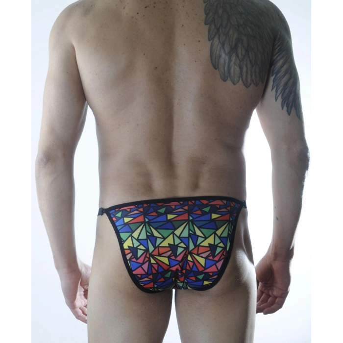 Erkek Metalli Renkli Slip Çamaşır