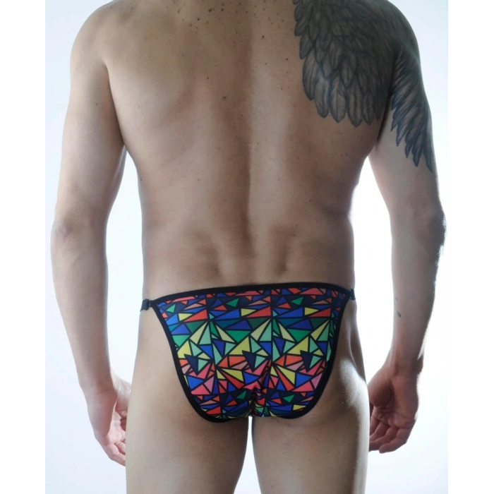 Erkek Metalli Renkli Slip Çamaşır