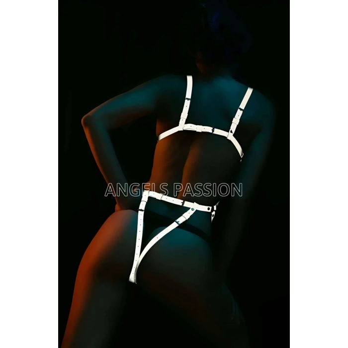 Erotik İç Giyim Reflektörlü Harness - APFT368