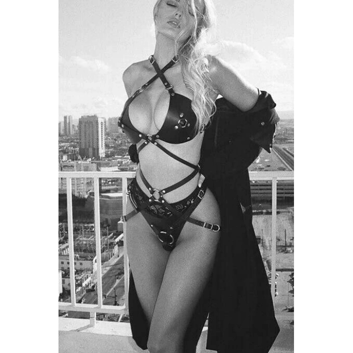 Fantazi Deri Harness Takım - Brf1409