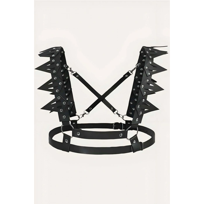 Fantazi Deri Seksi Göğüs Harness - Brf1166