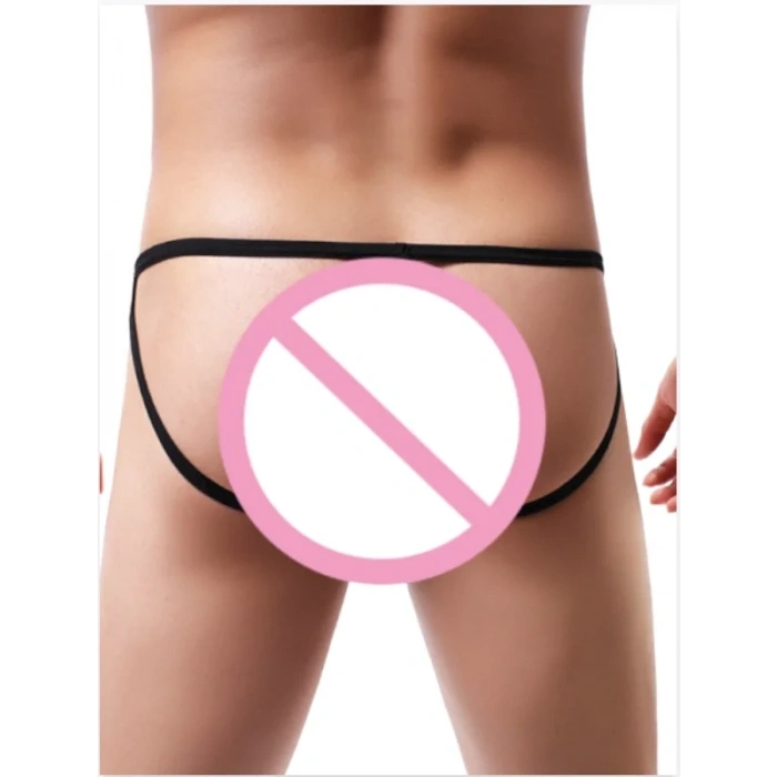 Fantezi Arkası Açık Seksi File Erkek Kilot ( Pedsiz )