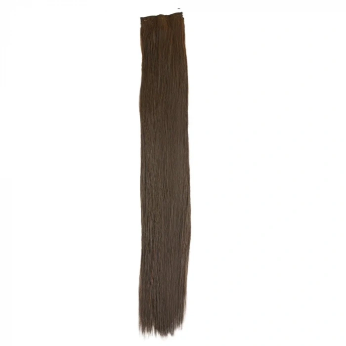 Fiber Sentetik Düz 8 Parça Çıt Çıt - Açık Kahve