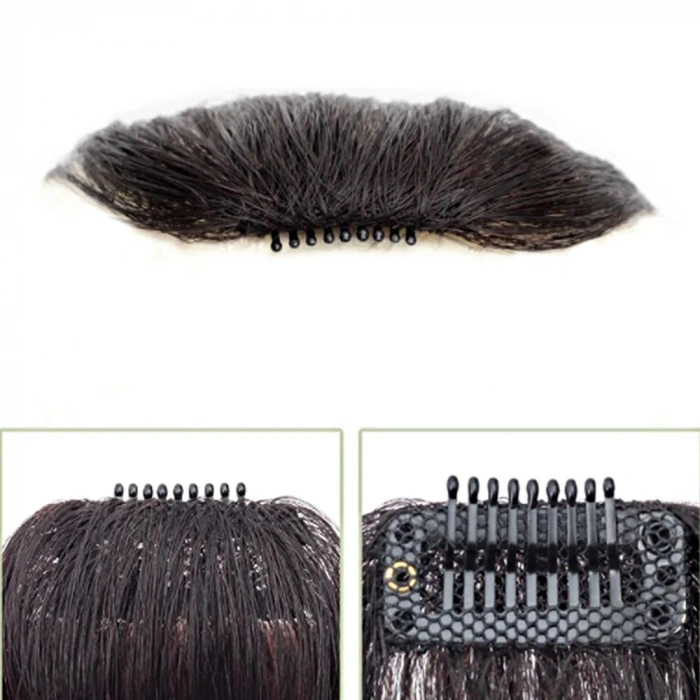 Fiber Sentetik İnce Perçem - Siyah