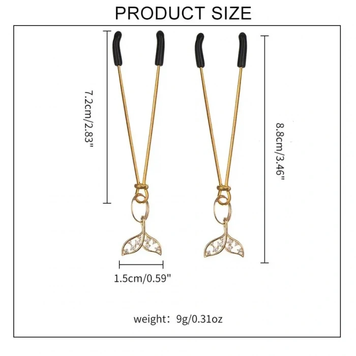 Figürlü Göğüs Ucu Mandalı