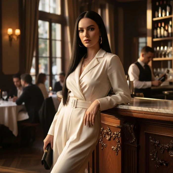 Front Lace Gerçek Tül Peruk Düz - Doğal - 60-65cm