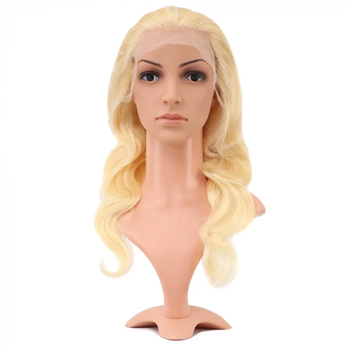 Gerçek Front Lace Dalgalı Platin Tül Peruk - 60-65cm