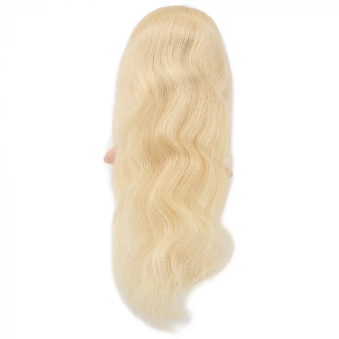 Gerçek Front Lace Dalgalı Platin Tül Peruk - 65-70cm